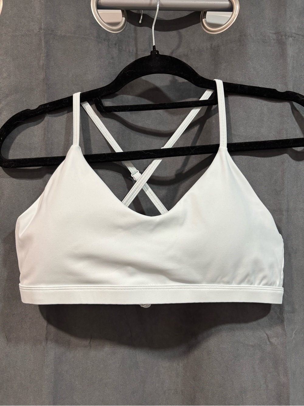 Light Blue Crisscross Bikini Top - Women Swim Bikinis